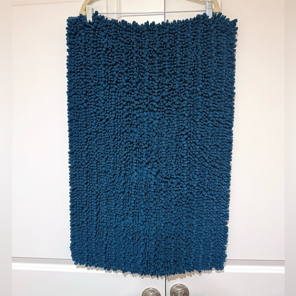 Ultra soft microfiber Chenille noodle bath rug (set of 2) 31* 20